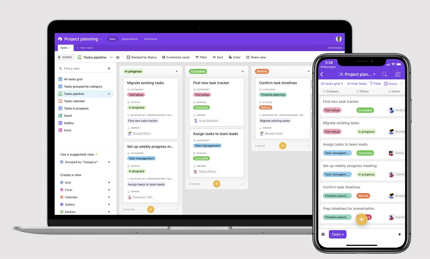 Airtable VS Sheets 2024-1